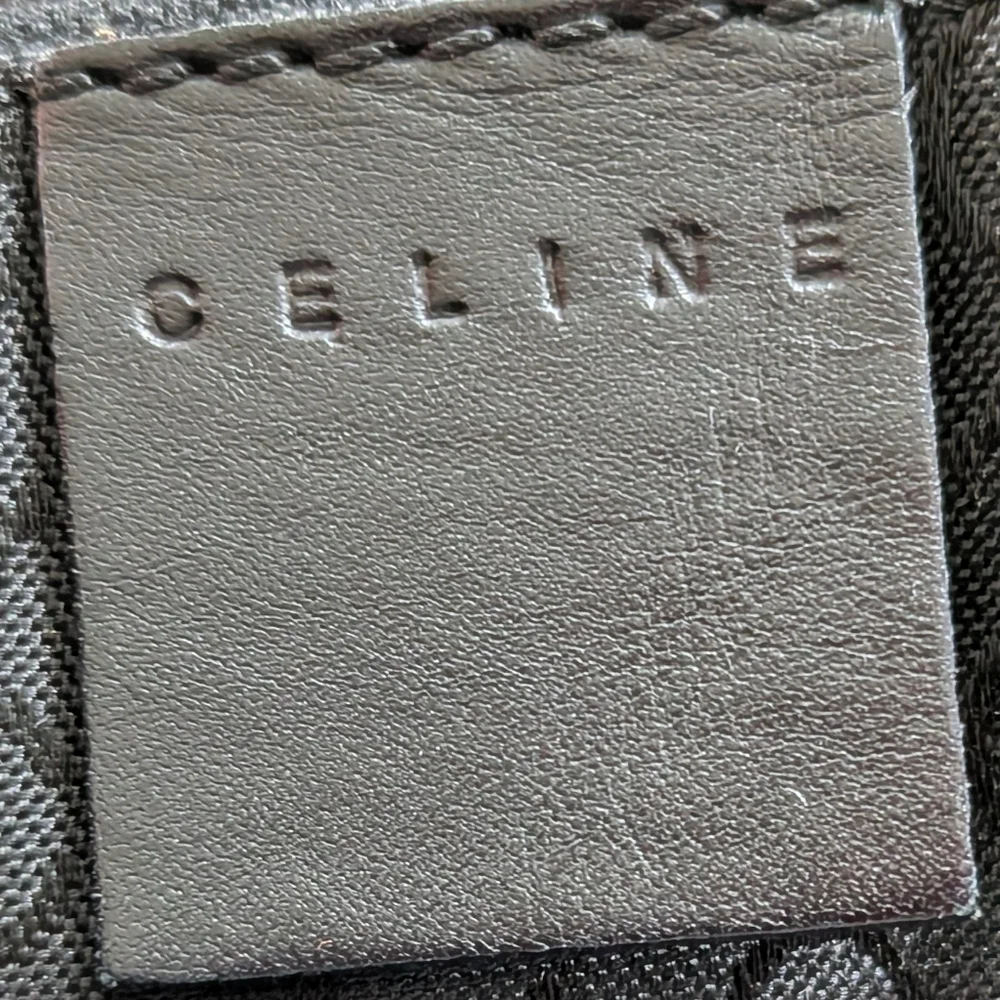 Celine Minimalist Classic Tote Bag, Black Logo With Leather - Picture 3 of 8